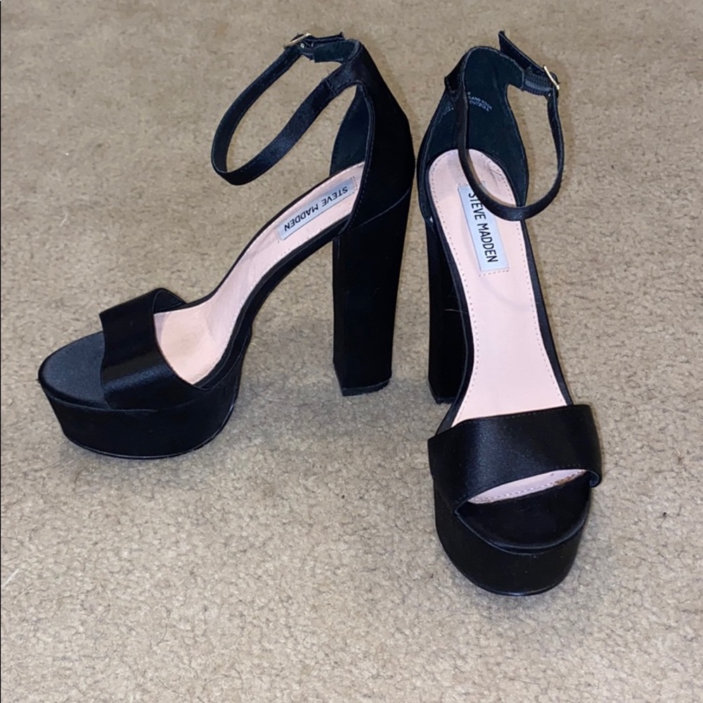 steve madden platform chunk heels